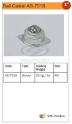 Bánh xe AS-701-caster-as-ct-701-bc-701s
